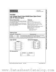 74LCX38 datasheet pdf Fairchild Semiconductor