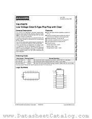 74LVTH273 datasheet pdf Fairchild Semiconductor