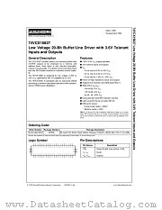 74VCX16827 datasheet pdf Fairchild Semiconductor