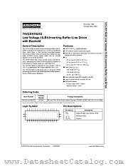 74VCXH16240 datasheet pdf Fairchild Semiconductor