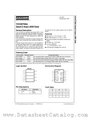 74VHCT08A datasheet pdf Fairchild Semiconductor