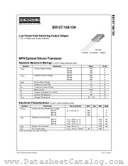 BD157 datasheet pdf Fairchild Semiconductor