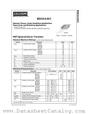 BDX54B datasheet pdf Fairchild Semiconductor