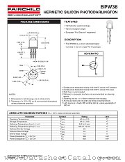 BPW38 datasheet pdf Fairchild Semiconductor