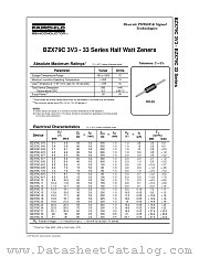 BZX79C16 datasheet pdf Fairchild Semiconductor