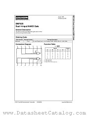 DM7420 datasheet pdf Fairchild Semiconductor