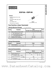 EGP10J datasheet pdf Fairchild Semiconductor