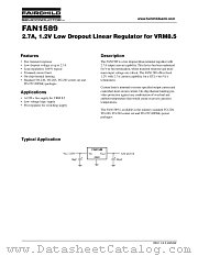 FAN1589 datasheet pdf Fairchild Semiconductor