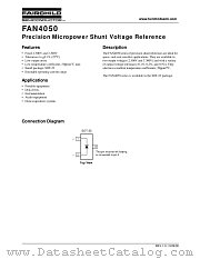 FAN4050BIX33 datasheet pdf Fairchild Semiconductor