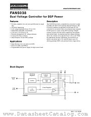 FAN5038 datasheet pdf Fairchild Semiconductor