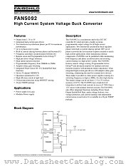 FAN5092 datasheet pdf Fairchild Semiconductor