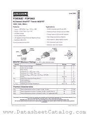 FDB3682 datasheet pdf Fairchild Semiconductor