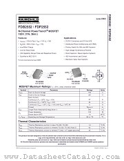 FDP2552 datasheet pdf Fairchild Semiconductor