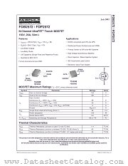 FDP2572 datasheet pdf Fairchild Semiconductor