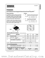 FDS6986S datasheet pdf Fairchild Semiconductor