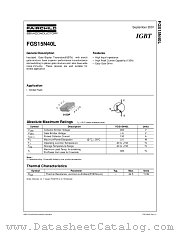 FGS15N40L datasheet pdf Fairchild Semiconductor