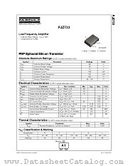 FJZ733 datasheet pdf Fairchild Semiconductor