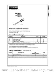 FPN560A datasheet pdf Fairchild Semiconductor