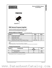 FSBCW30 datasheet pdf Fairchild Semiconductor