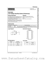 FSLV3245 datasheet pdf Fairchild Semiconductor