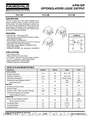 H11L3-M datasheet pdf Fairchild Semiconductor