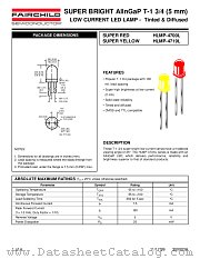 HLMP-4700L datasheet pdf Fairchild Semiconductor