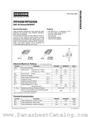 IRF640B datasheet pdf Fairchild Semiconductor