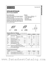 IRF644B datasheet pdf Fairchild Semiconductor