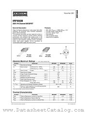 IRF650B datasheet pdf Fairchild Semiconductor