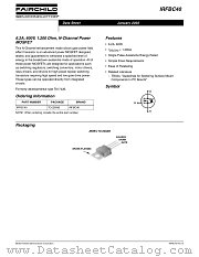 IRFBC40 datasheet pdf Fairchild Semiconductor