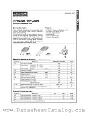 IRFR230B datasheet pdf Fairchild Semiconductor