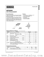 IRFS254B datasheet pdf Fairchild Semiconductor