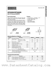 IRFS820B datasheet pdf Fairchild Semiconductor