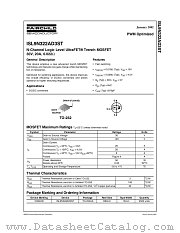 ISL9N322AD3ST datasheet pdf Fairchild Semiconductor