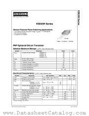 KSE45H datasheet pdf Fairchild Semiconductor