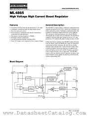 ML4865 datasheet pdf Fairchild Semiconductor