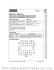 MM74C193 datasheet pdf Fairchild Semiconductor