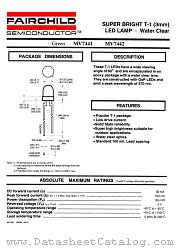 MV7442 datasheet pdf Fairchild Semiconductor