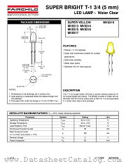 MV8315 datasheet pdf Fairchild Semiconductor