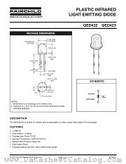 QED423 datasheet pdf Fairchild Semiconductor