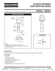 QED522 datasheet pdf Fairchild Semiconductor