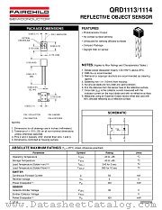 QRD1113 datasheet pdf Fairchild Semiconductor