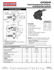 QVE00039 datasheet pdf Fairchild Semiconductor