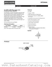 RFP2N20L datasheet pdf Fairchild Semiconductor