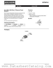 RFP8P10 datasheet pdf Fairchild Semiconductor