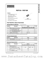 RGP10M datasheet pdf Fairchild Semiconductor