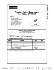 SA12CA datasheet pdf Fairchild Semiconductor