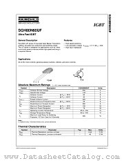 SGH80N60UF datasheet pdf Fairchild Semiconductor