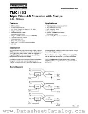 TMC1103X20 datasheet pdf Fairchild Semiconductor