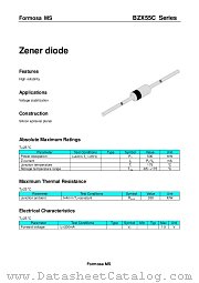 BZX55C datasheet pdf Formosa MS